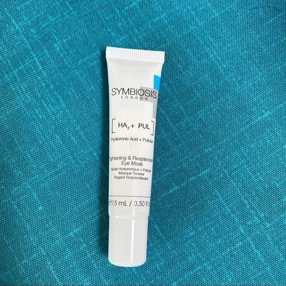 New Unopened SYMBIOSIS tightening & replenishing eye mask 15ml 0.5fl oz